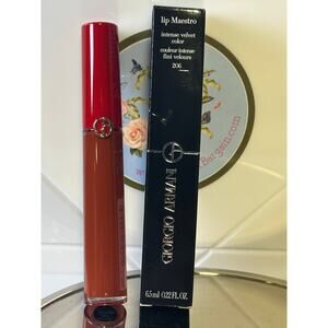 Giorgio Armani lip Maestro Intense Velvet 206 CEDAR 65 mL- NEW in BOX
